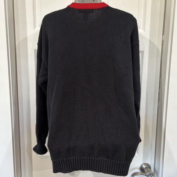 Vintage Christmas Cardigan Sweater Plus Size 2X Work in Progress Gladys Bagley - Picture 10 of 13